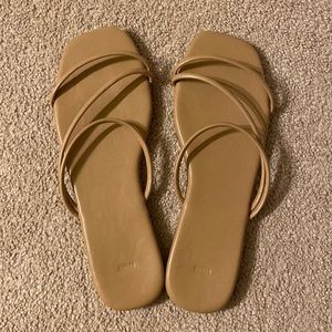 Shein tan flat sandals